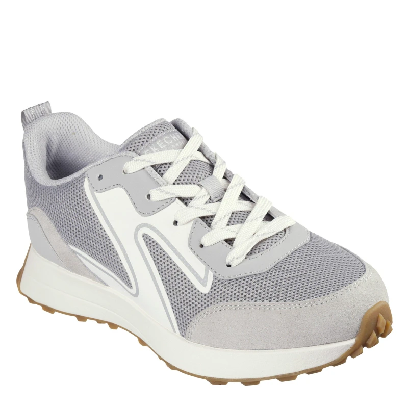 Image of Skechers Womens Gusto Classic Low-Top Trainers Grey female 2 (35)