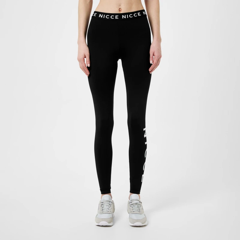 Image of Nicce Waistband Leggings Womens - Black 6