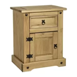 Image of Corona 1 Drawer Bedside Cabinet