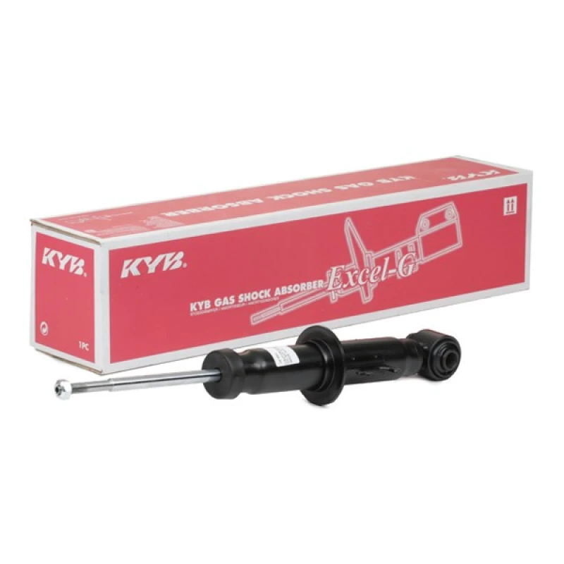Image of KYB 341683 Shock absorber Rear Axle, Gas Pressure, Twin-Tube, Spring-bearing Damper, Bottom eye Shock Absorber (854)