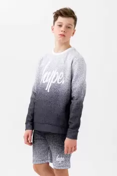 image of Speckle Fade Script Crew Neck