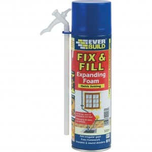 image of Everbuild Fill and Fix Expanding Foam 500ml