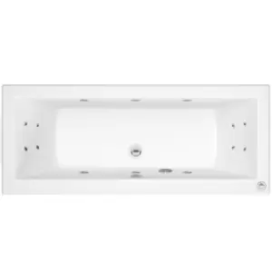 Image of Chiltern Double Ended Bath with 14 Jet Whirlpool System - 1800 x 800mm