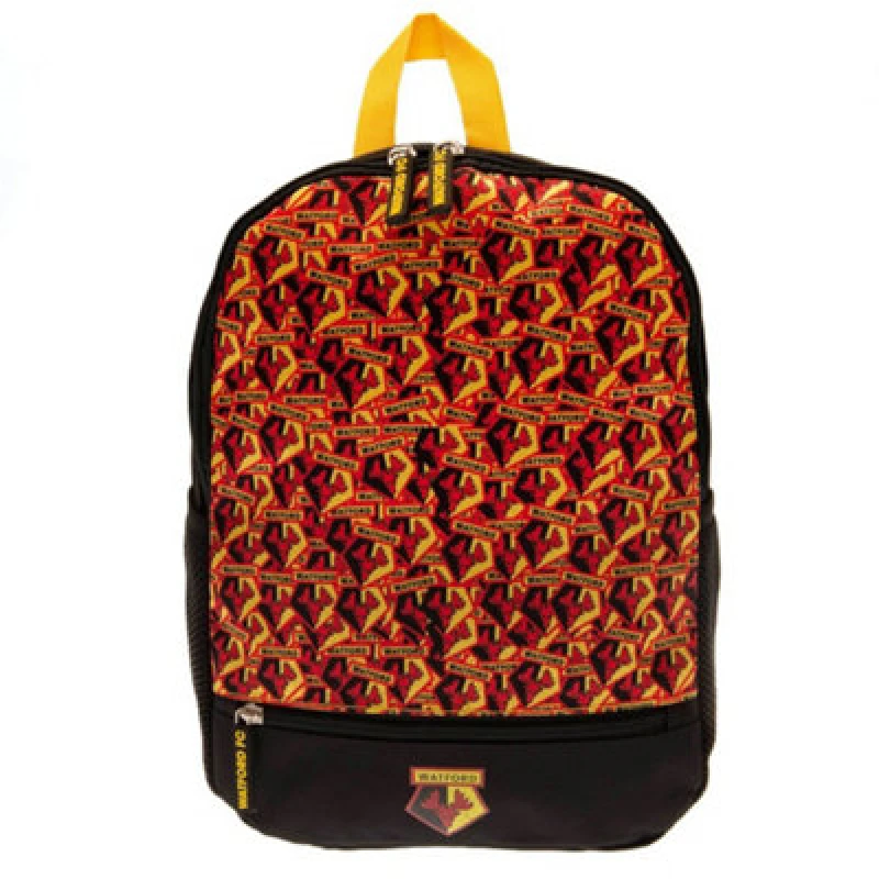 Image of Watford Fc Backpack Black/yellow/red (One Size)