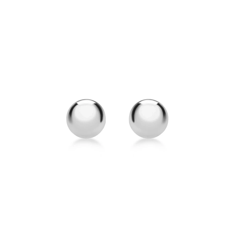 Image of Be You Silver Ball Studs Silver female 7mm
