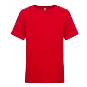 Image of Next Level Childrens/Kids Short-Sleeved T-Shirt (XS) (Red)