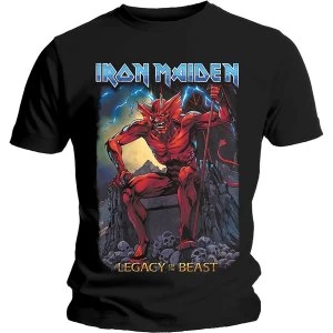 image of Iron Maiden - Legacy of the Beast 2 Devil Mens X-Large T-Shirt - Black