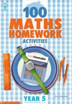 Image of 100 Maths Homework Activities. Year 5 by Lucy Simonds Paperback