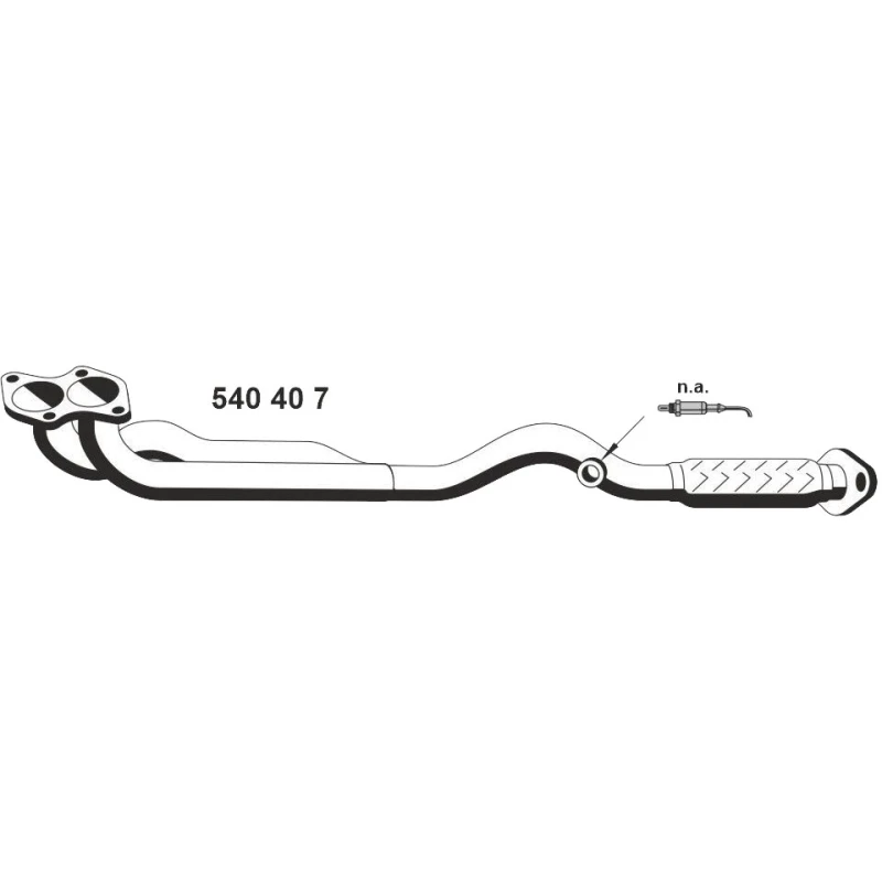 Image of ERNST 540407 Exhaust Pipe Front Exhaust Pipe (17)