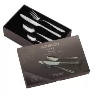 image of Arthur Price Monsoon Mirage 16 Piece Cutlery Set