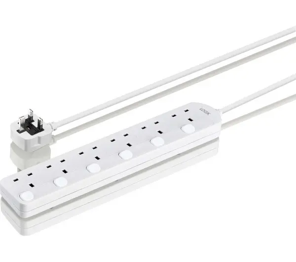 Image of Logik L6WAY4S18 6-Socket Extension Lead - 4m