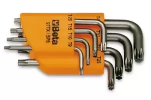 Image of Beta Tools 97 TX/SC8 8pc Offset Torx Key Wrench Set T9 to T40 000970064