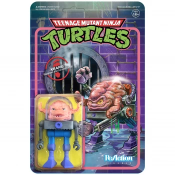 image of Super7 Teenage Mutant Ninja Turtles ReAction Figure - Krang