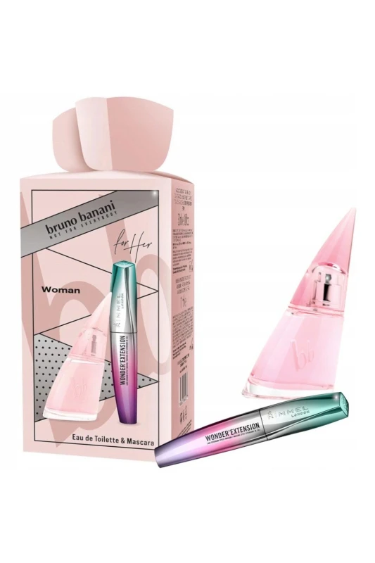 Image of Bruno Banani Woman Gift Set 30ml Eau de Toilette + 11ml Wonder'Extension Mascara