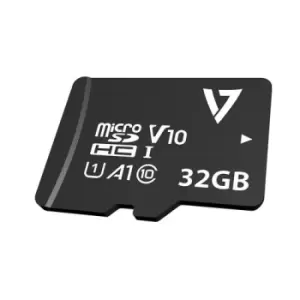 Image of V7 32GB Class 10 U1 A1 V10 MicroSDXC Card + Adapter