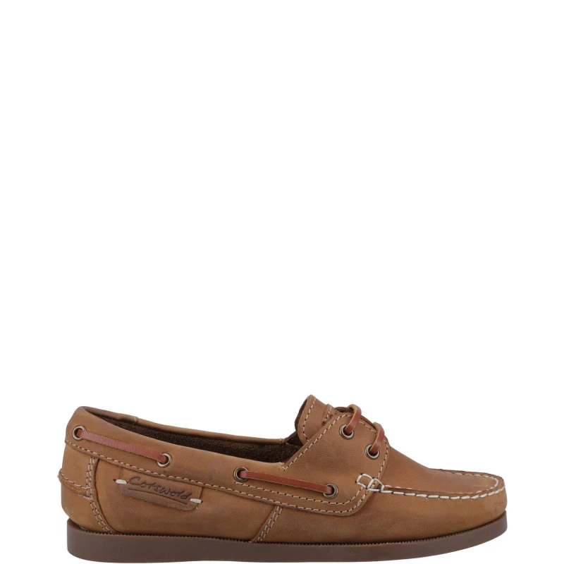 Image of Cotswold 'Waterlane' Slip On Shoes Camel