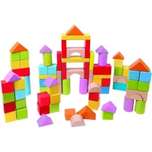 Image of Hape Wonderful Beech Blocks Construction Set