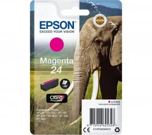 Image of Epson Elephant 24 Magenta Ink Cartridge