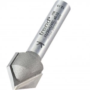 Image of Trend Chamfer V Groove Router Cutter 12.7mm 6.5mm 1/4"