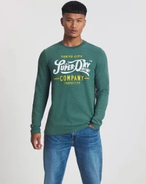 Image of Superdry Script Logo Longsleeve T-Shirt