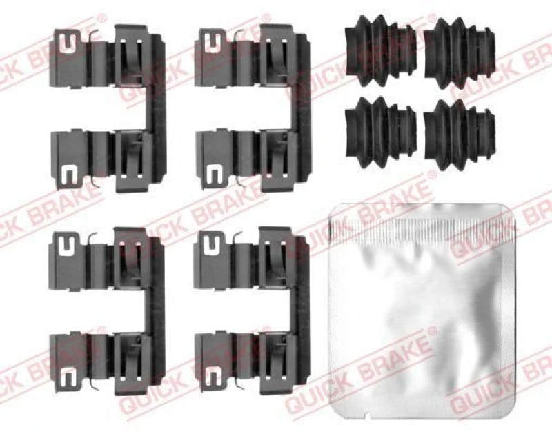 Image of QUICK BRAKE Brake pad fitting kit QUICK BRAKE 109-0186