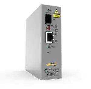 image of AT-IMC2000TP/SP-980 - 1000 Mbps - 10Base-T,100Base-T,1000Base-T - 100Base-X,1000Base-X - Fast Ethernet - Gigabit Ethernet - 10,100,1000 Mbps - 148