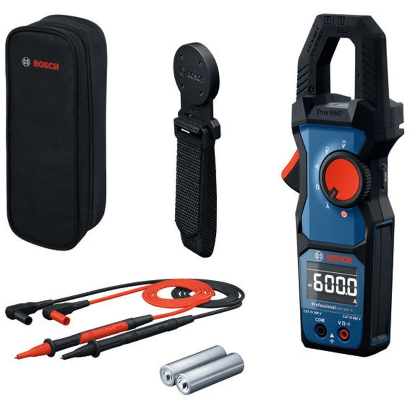 Image of Bosch GMC 600-15 Clamp Multimeter and Magnet Hanger 0601077601