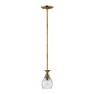 Image of Hinkley Plantation 1 Light Pendant Burnished Brass