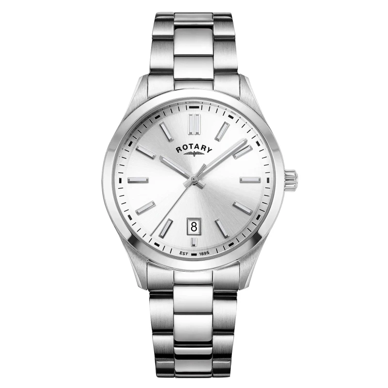 Image of Rotary Rotary Men Contemporary Oxford Silver Watch GB05520/06 Silver One Size Male 5037678066460