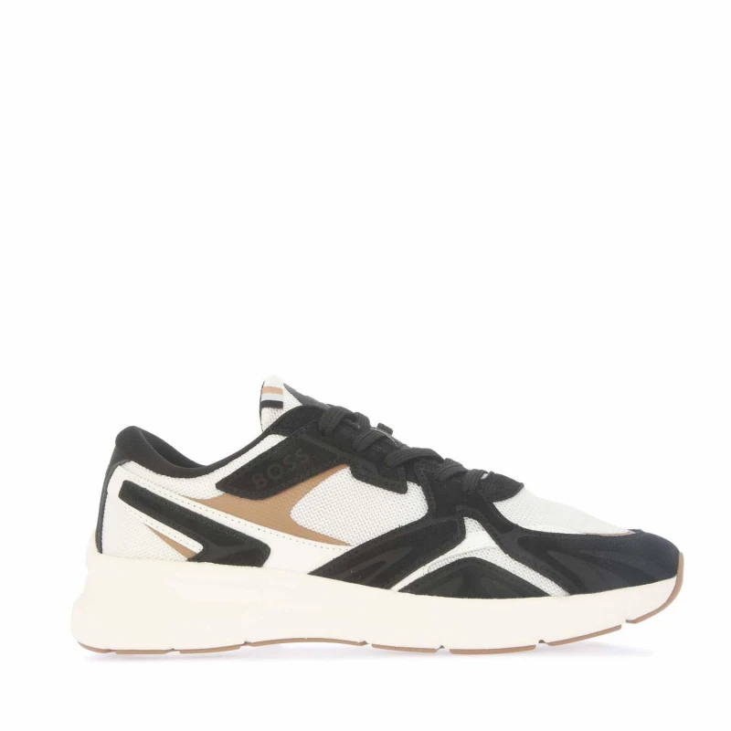 Image of Boss Owen Running Trainers Charcoal male UK 5