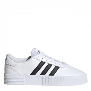 image of adidas Court Bold Womens Trainers - White/Black