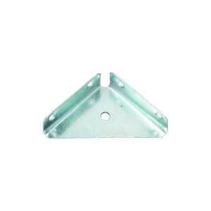 image of Wickes 63mm Zinc Plated Flange Bracket Pack 4