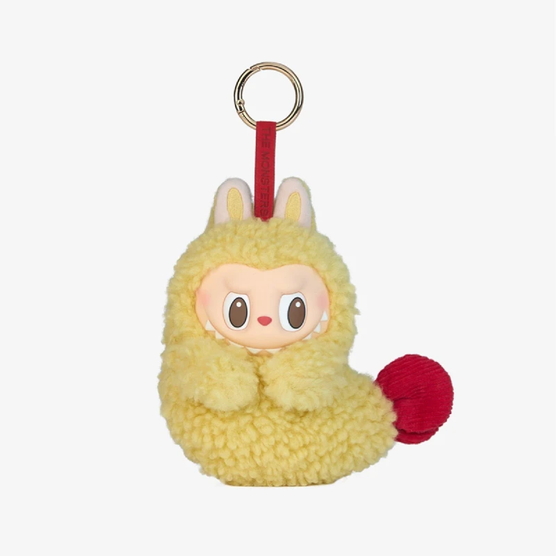 Image of Pop Mart LABUBU THE MONSTERS Wacky Mart Earphone Case Yellow unisex One Size