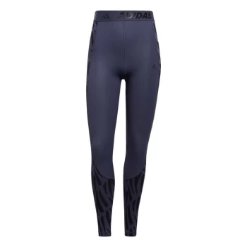 image of adidas Techfit Fierce Long Tights Womens - Shadow Navy