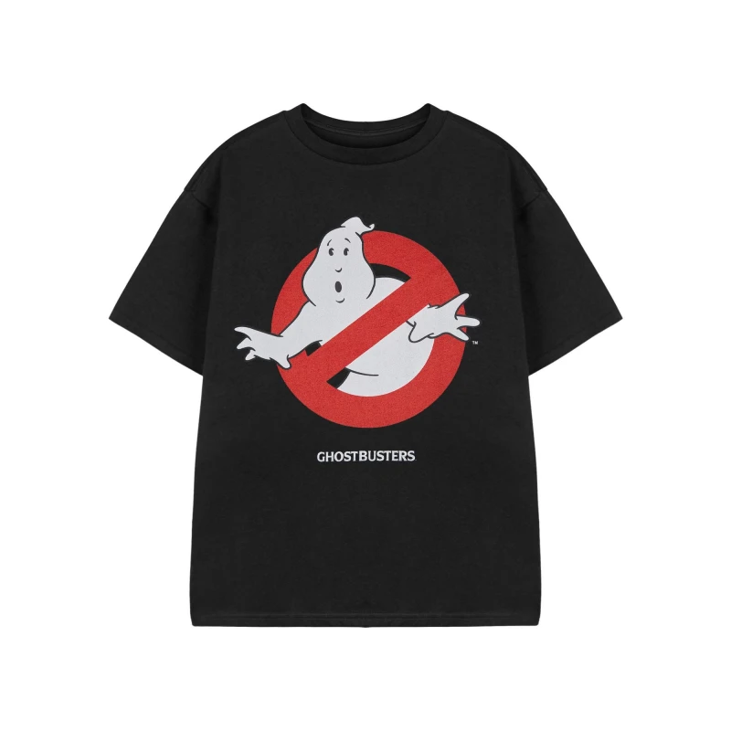 Image of Ghostbusters Short Sleeved T-Shirt Black unisex