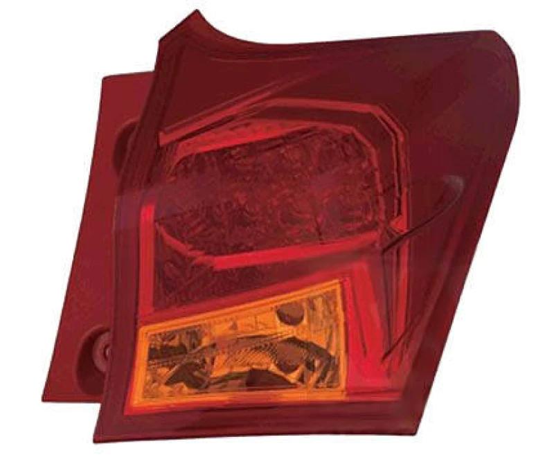 Image of VAN WEZEL 5407936 Rear light Outer section, without bulb holder, Right Combination Rearlight (391)
