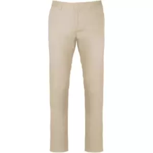 image of Kariban Mens Chino Trousers (XXL) (Beige)