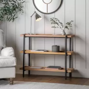 Image of Newark Open Display Unit Light Wood