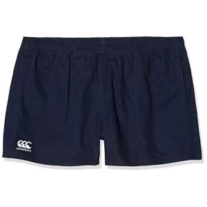 image of Canterbury Mens Professional Cotton Rugby Shorts, Navy, 2X-Large