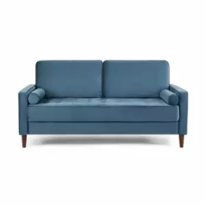 Image of Edward 2 seater Blue sofa