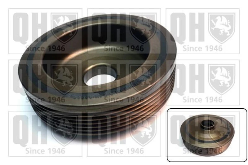 Image of QUINTON HAZELL Crankshaft pulley QUINTON HAZELL QCD112