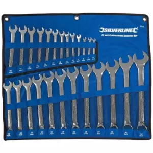 Image of Silverline Combination Spanner Set 25Pce 6 - 32Mm Tool Sp100
