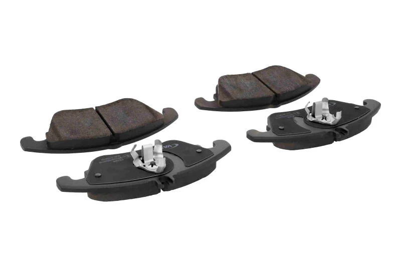 Image of VAICO V30-8206 Brake pad set Front Axle, excl. wear warning contact, Q+, original equipment manufacturer quality, with brake caliper screws Brake Pad