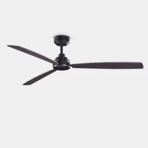 image of Xaloc 3 Blade 132cm Large Ceiling Fan Metallic Black