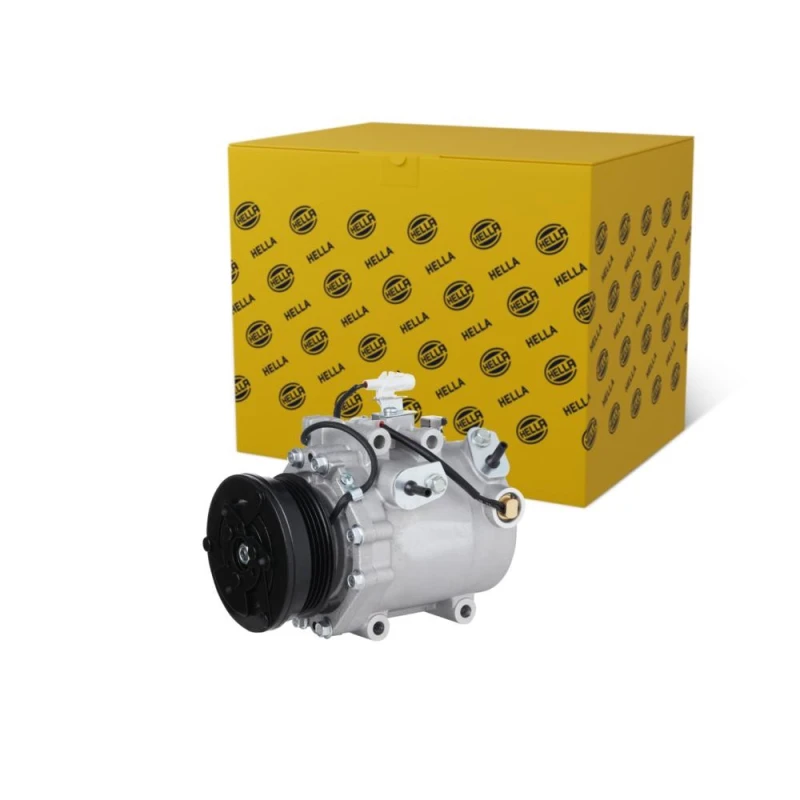 Image of HELLA Air conditioning compressor HELLA 8FK 366 201-421