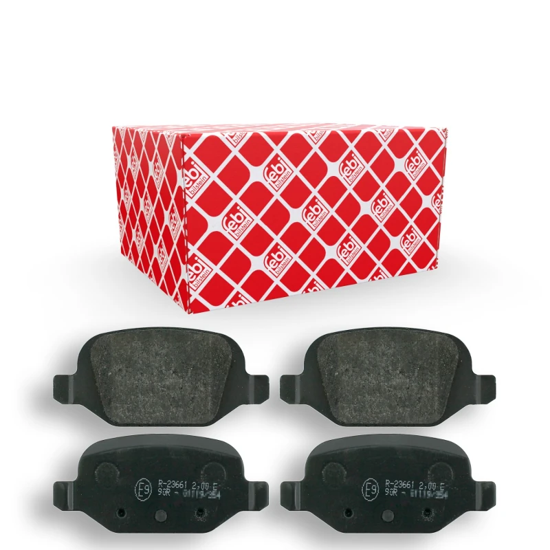 Image of FEBI BILSTEIN 16370 Brake pad set Rear Axle, excl. wear warning contact Brake Pad Set,disc brake (402)