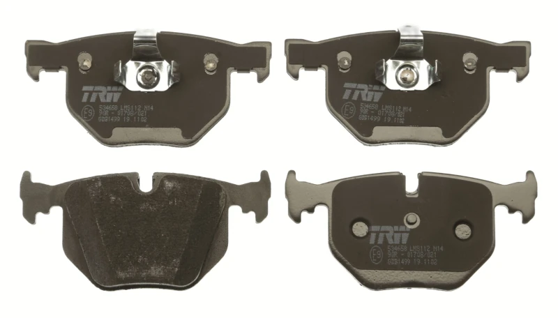 Image of TRW GDB1499 Brake pad set prepared for wear warning indicator Brake Pad Set,disc brake (402)