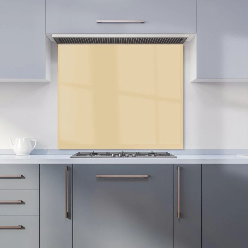 Image of Warren Reed - Designer Biscuit Brown Kitchen Splashback Size: 600mm x 750mm Brown Unisex 600mm x 750mm