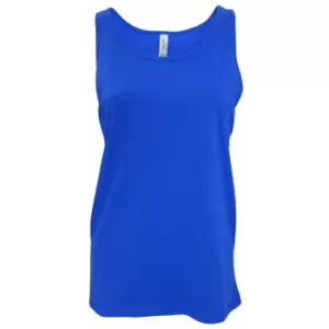 Image of Canvas Adults Unisex Jersey Sleeveless Tank Top (XS) (True Royal)