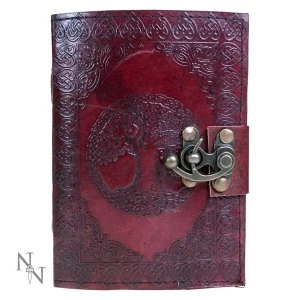 image of Tree Of Life Leather Journal wlock